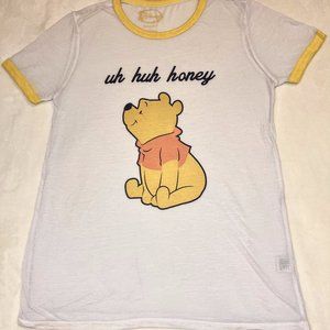 Sheer Winnie the Pooh Slogan Tee